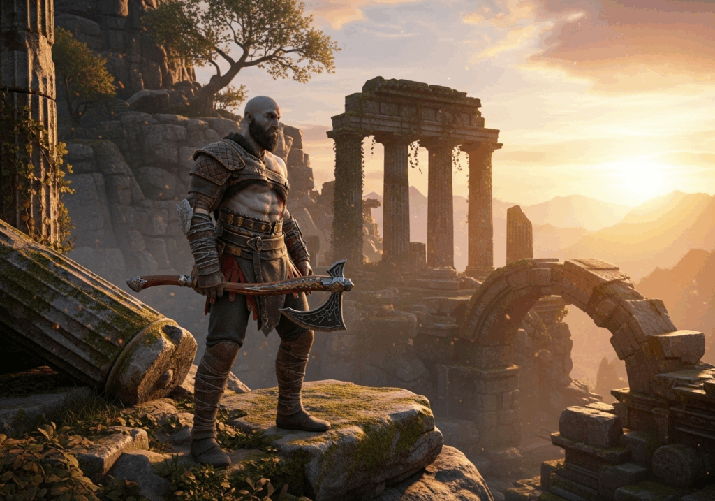 Kratos du jeu God of War