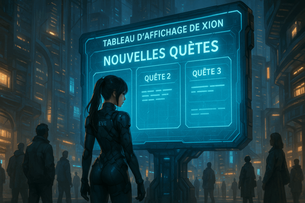 Le tableau d’affichage de Xion dans Stellar Blade