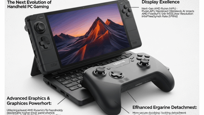 Illustration de la console portable Lenovo Legion
