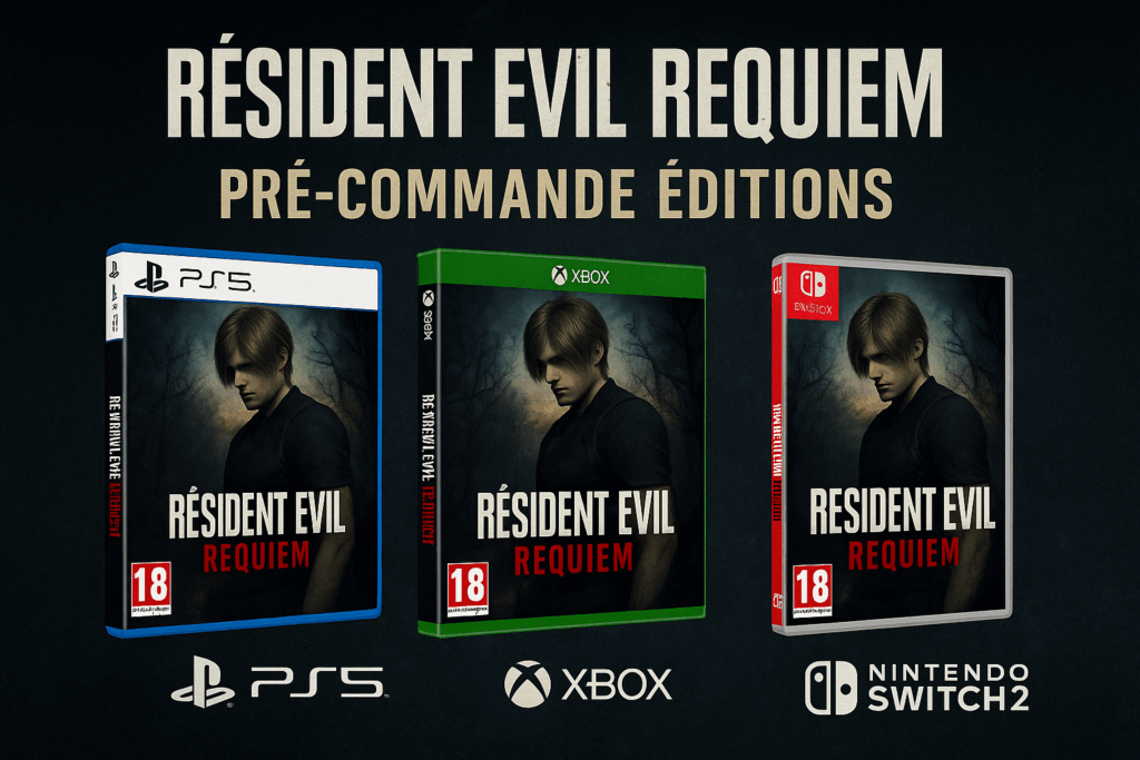 Les éditions en précommande de Resident Evil Requiem