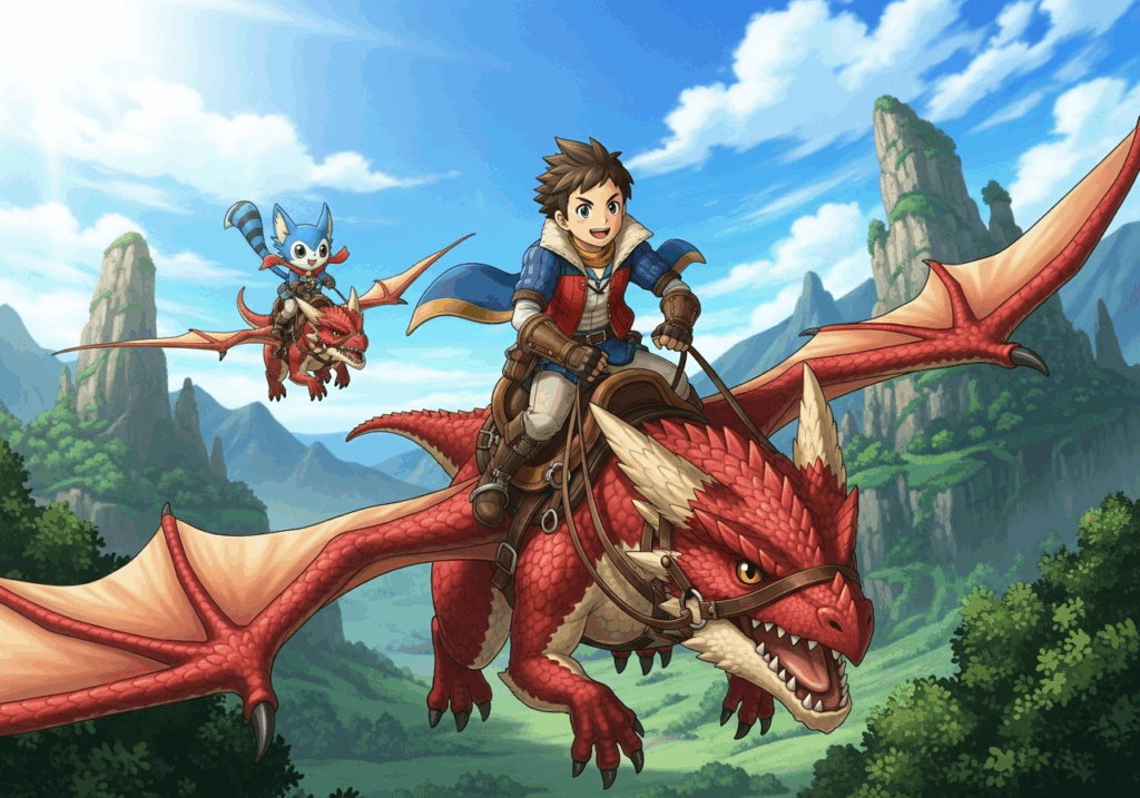 Gameplay du jeu Monster Hunter Stories