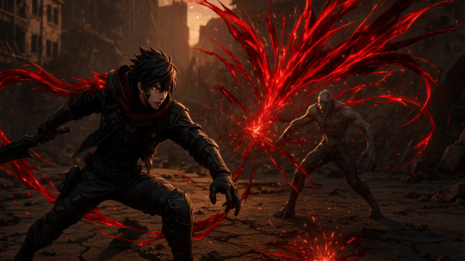 Le personnage principal de Code Vein II en combat