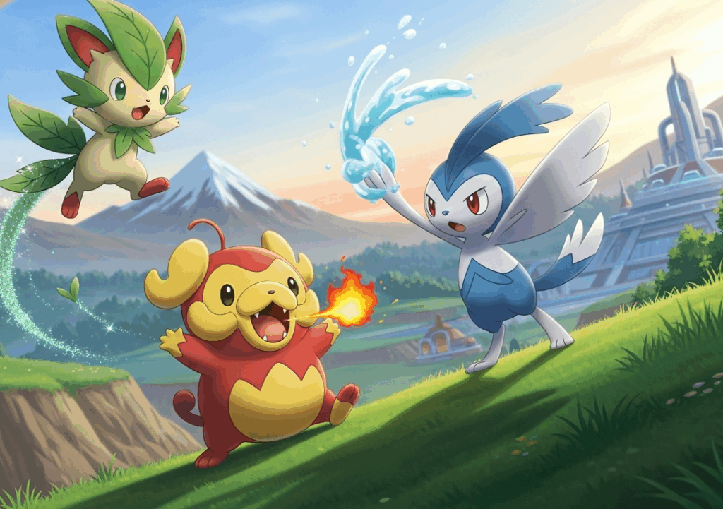 Des Pokémons du jeu Pokémon Écarlate / Violet