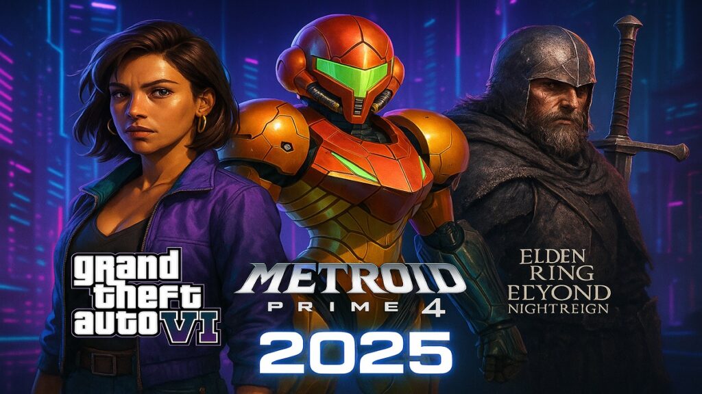 Les protagonistes des jeux vidéo 2025 les plus attendus