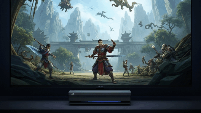Un jeu RPG sur PS5