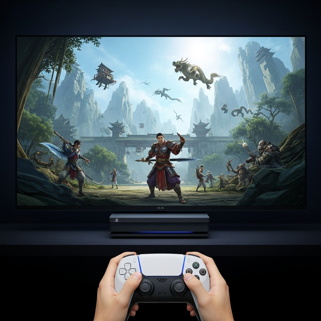 Un jeu RPG sur PS5