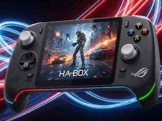 Illustration d’une console portable ROG Xbox Ally