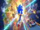 Sonic dans un univers en 3D