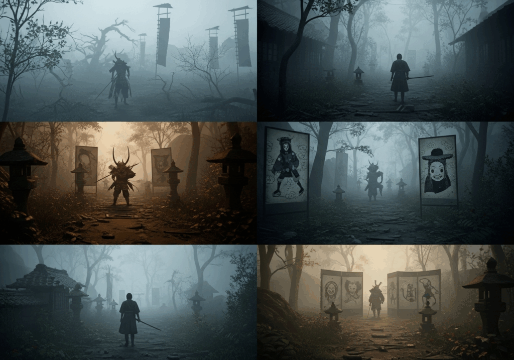 Illustration de l’univers du jeu Silent Hill f