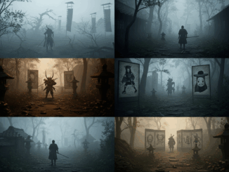 Illustration de l’univers du jeu Silent Hill f