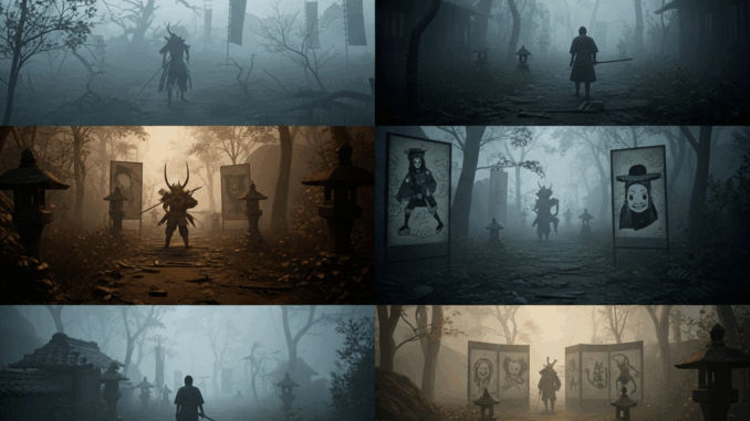 Illustration de l’univers du jeu Silent Hill f