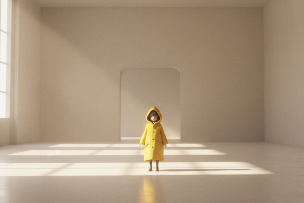Illustration de Six du jeu vidéo Little Nightmares