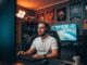 Un streamer en live sur Twitch
