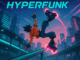 Un personnage de Hyperfunk réalisant un trick