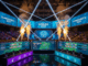 Une arène esports futuriste