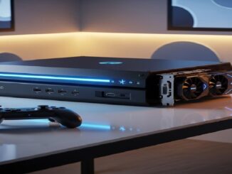 Une console de jeu