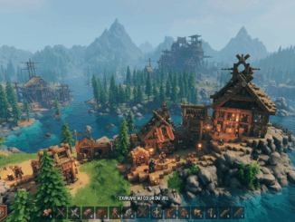 Illustration du gameplay d’un jeu de survie comme Valheim