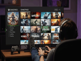 Un joueur sélectionnant un jeu du Xbox Game Pass