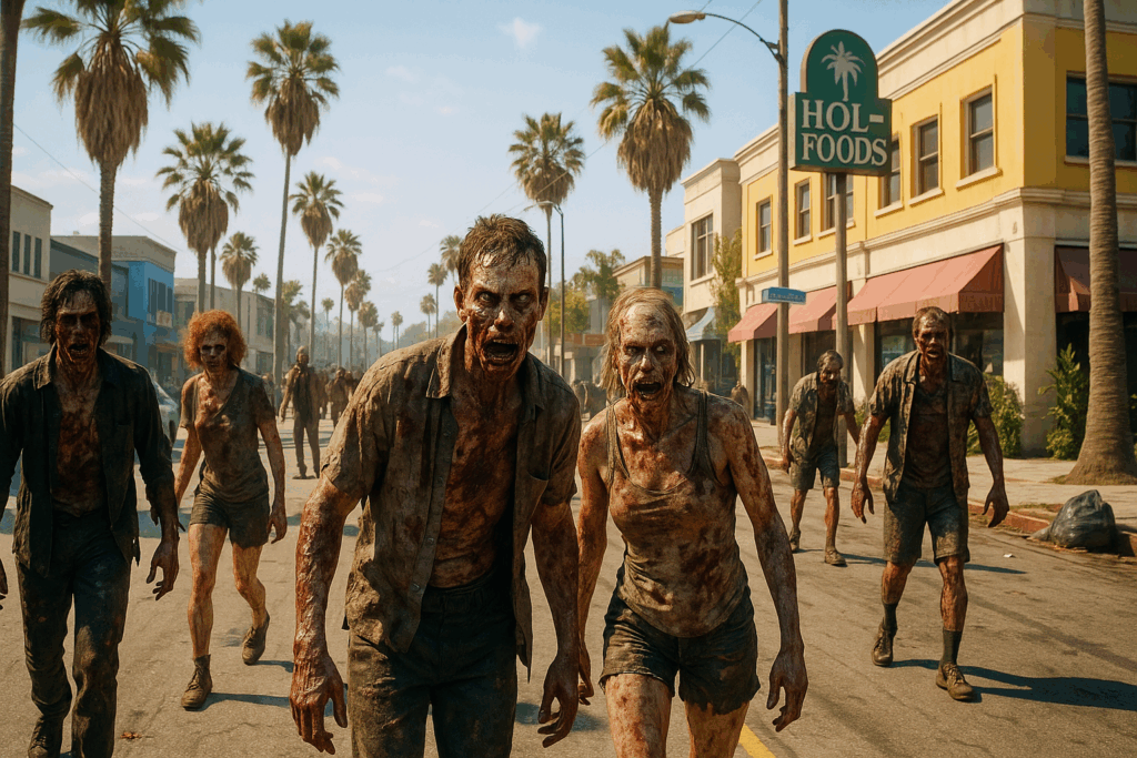 Des zombies dans les rues de Los Angeles