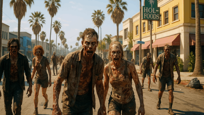 Des zombies dans les rues de Los Angeles