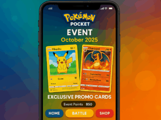 Interface de l'événement Pokémon Pocket