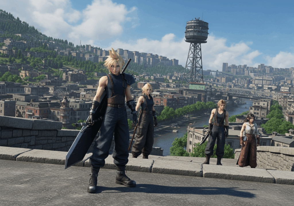 Personnages inspirés du jeu FF7