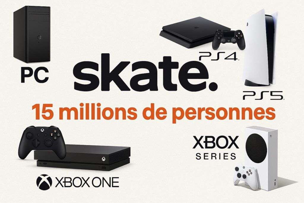 Plateformes compatibles avec le dernier jeu Skate