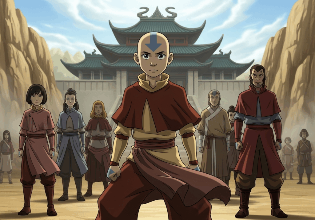 Les personnages de l’anime Avatar : Le Dernier Maître de l’Air