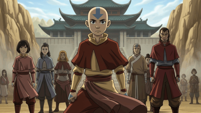 aang-avatar Les personnages de l’anime Avatar : Le Dernier Maître de l’Air