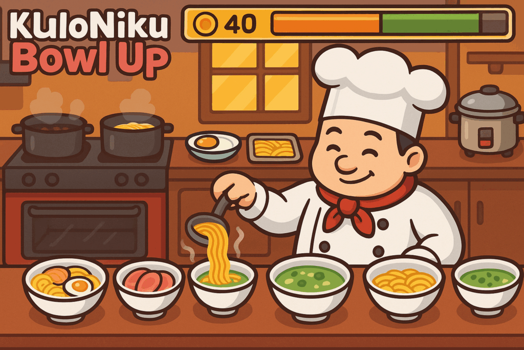 Gameplay de KuloNiku: Bowl Up! 
