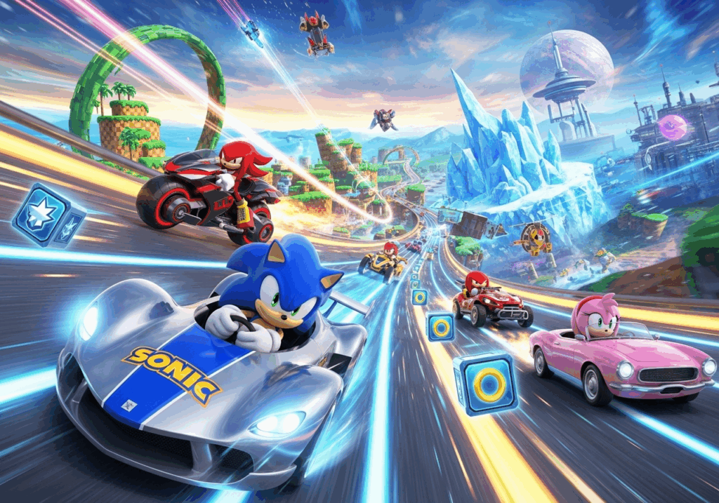 Apercu de Sonic Racing CrossWorlds