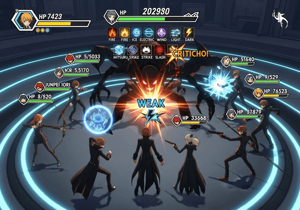 Combat de Persona 3 Reload