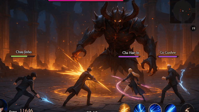combats coorperatifs Combat coopératif dans Solo Leveling : Arise Overdrive