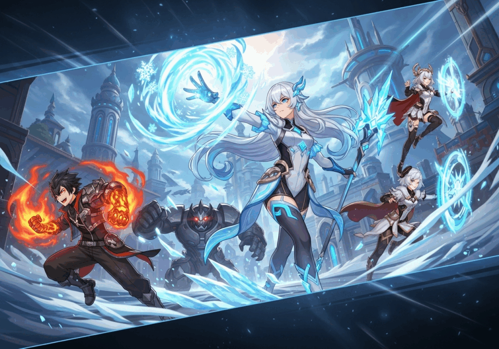 Cyrene en action dans Honka Star Rail