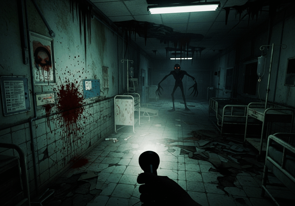Gameplay d’un jeu comme Dementium : The Ward