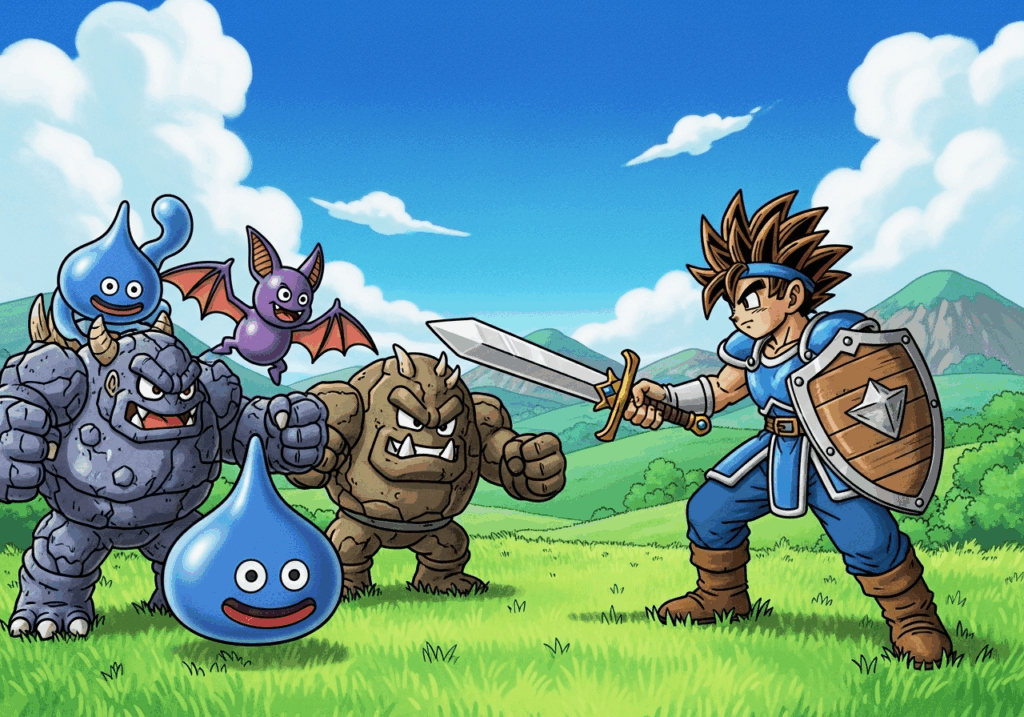 Gameplay du jeu Dragon Quest