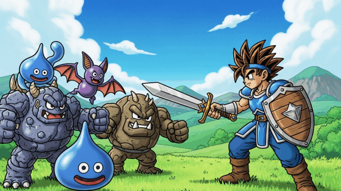 Gameplay du jeu Dragon Quest