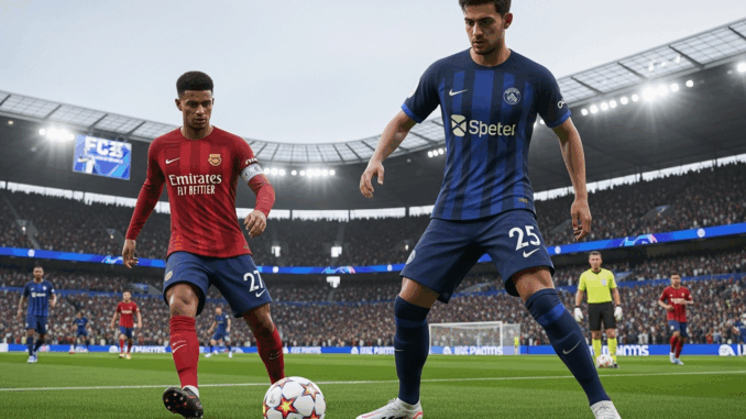 ea-sports-fc-26-gameplay Gameplay d’un jeu de foot comme EA Sports FC 26