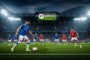 Gameplay d’un jeu de foot comme EA Sports FC 26