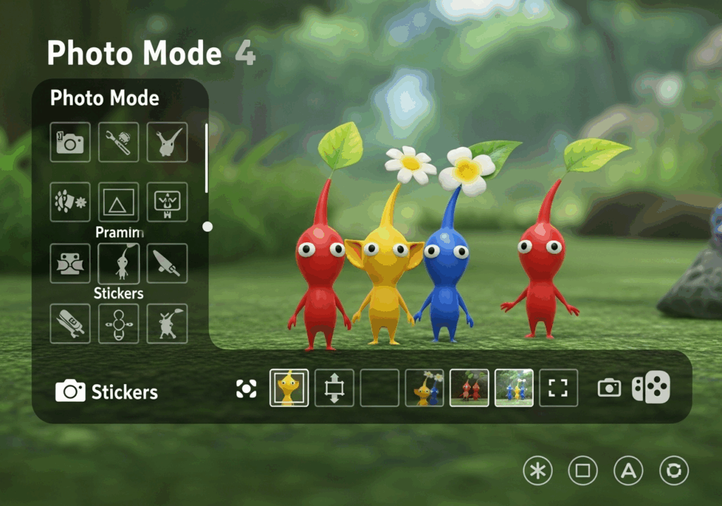 Environnement luxuriant de Pikmin 4