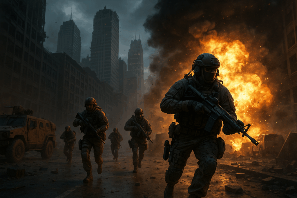 Escouade de soldats de Battlefield 6