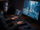 Un gamer sur son ordinateur