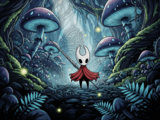 Personnage ressemblant à Hornet du jeu Hollow Knight : Silksong