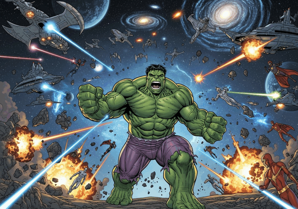 Hulk dans Marvel Cosmic Invasion