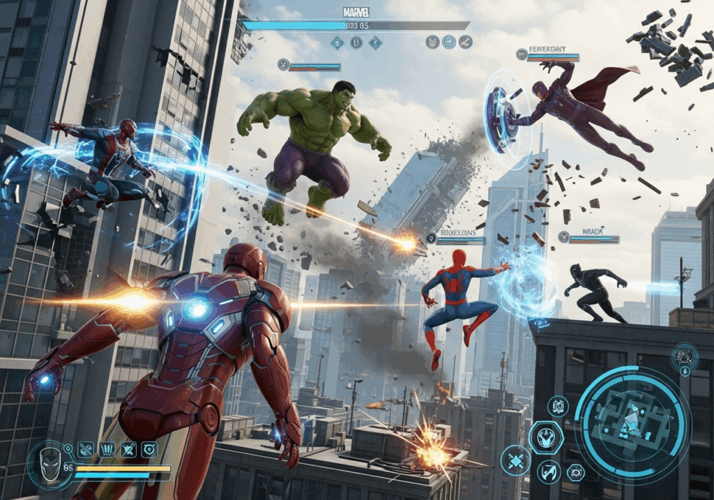 Un jeu de combat comme Marvel Rivals