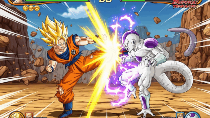 jeu-video-dragon-ball Un jeu de combat inspiré de Dragon Ball