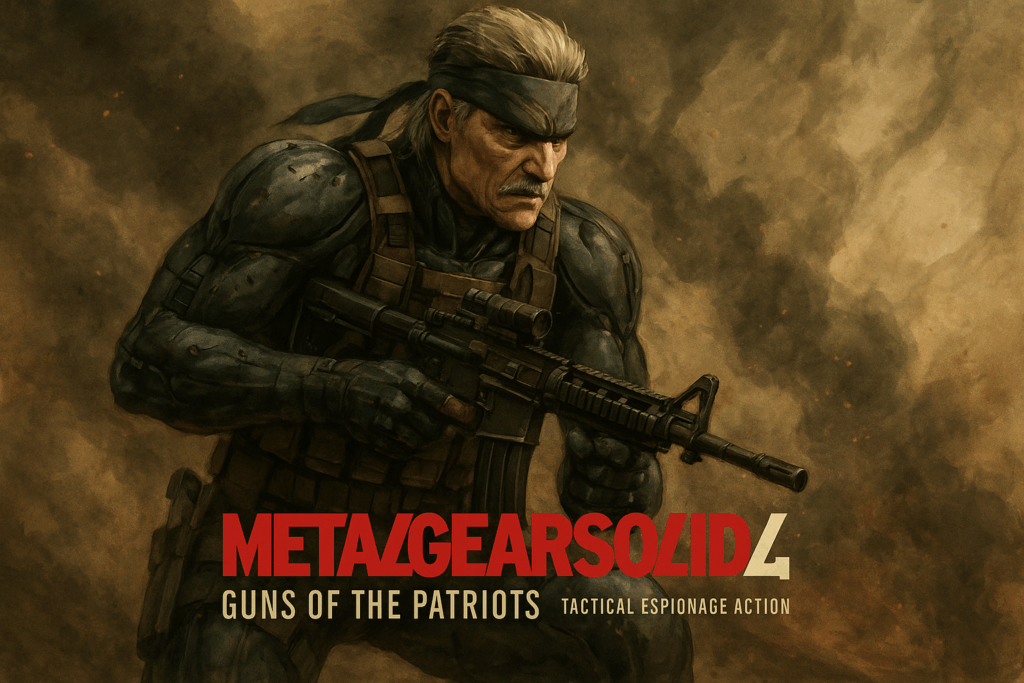 Le personnage de Solid Snake dans Metal Gear Solid 4