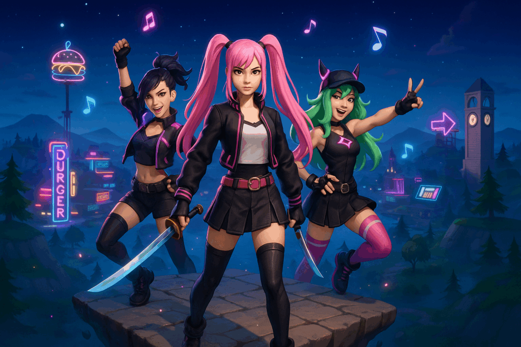 Les héroïnes de KPop Demon Hunters 