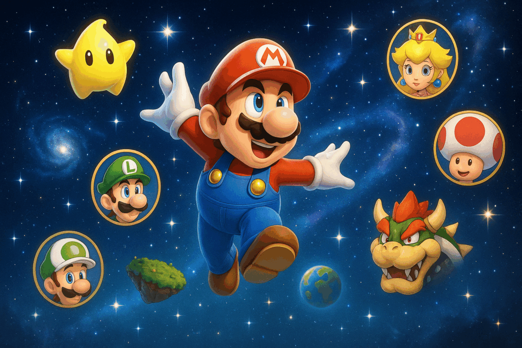 Mario dans l’univers de Super Mario Galaxy 