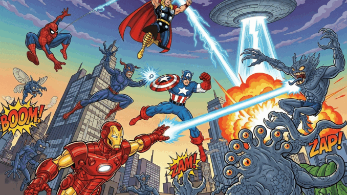 Gameplay du jeu Marvel Cosmic Invasion